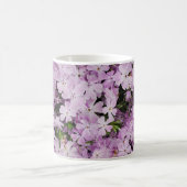 ピンクの花 コーヒーマグカップ (中央)