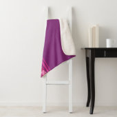 ピンクの花 シェルパブランケット (インサイチュ)