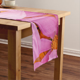 ピンクの花 ショートテーブルランナー