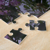 ピンクの花 ジグソーパズル (側面)