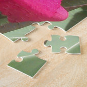 ピンクの花 ジグソーパズル (側面)