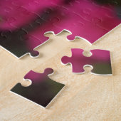 ピンクの花 ジグソーパズル (側面)