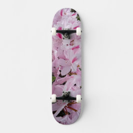 ピンクの花 スケートボード