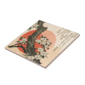 ピンクの花 タイル (側面)