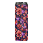 ピンクの花 タンブラー (裏面)