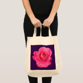 ピンクの花 トートバッグ (正面(商品))