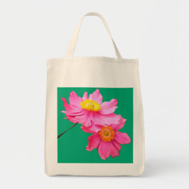 ピンクの花 トートバッグ