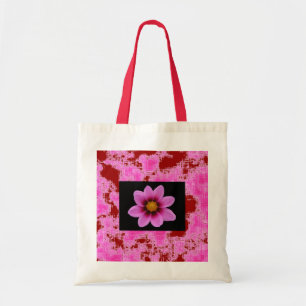 ピンクの花 トートバッグ