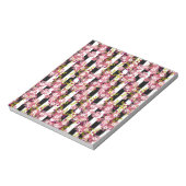 ピンクの花 ノートパッド (回転)