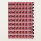 ピンクの花 ノートブック (裏面)