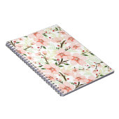 ピンクの花 ノートブック (右側)