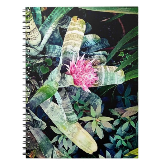 ピンクの花 ノートブック (正面)