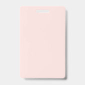 ピンクの花 バッジ (裏面)