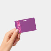 ピンクの花 バッジ (Handheld)