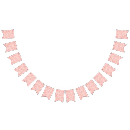 ピンクの花 バンティングフラッグ (全)