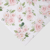 ピンクの花、ピンクのバラ、水彩花 薄葉紙 (詳細)