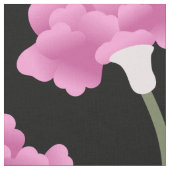 ピンクの花 ファブリック (クローズアップ)