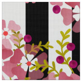 ピンクの花 ファブリック (クローズアップ)