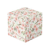 ピンクの花 フォトキューブ (正面アングル)