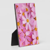 ピンクの花 フォトプラーク (側面)