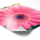 ピンクの花 フォトプリント            (角)