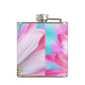 ピンクの花 フラスク (裏面)