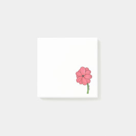 ピンクの花 フル ポストイット