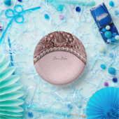 ピンクの花 ペーパーボウル (パーティー)