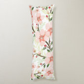 ピンクの花 ボディピロー (裏面 (縦))