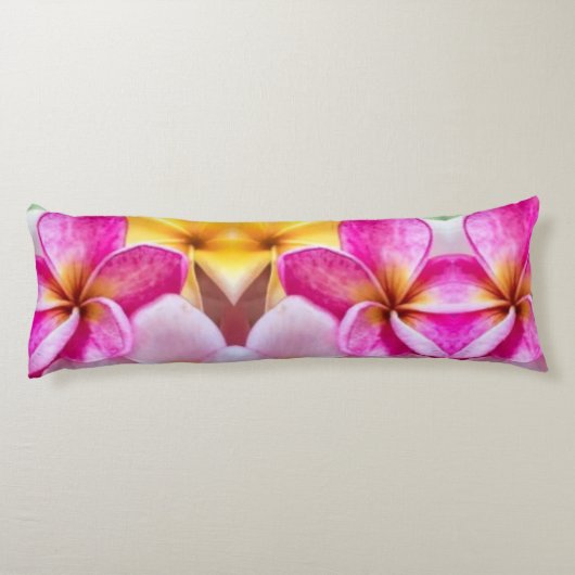 ピンクの花 ボディピロー (裏面)