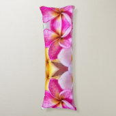 ピンクの花 ボディピロー (正面縦)