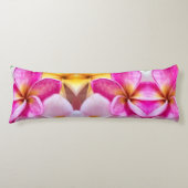 ピンクの花 ボディピロー (正面)