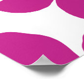 ピンクの花 ポスター (角)