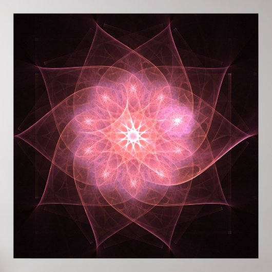 ピンクの花 – ポスター (正面)