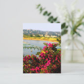 ピンクの花 ポストカード (スタンド正面)