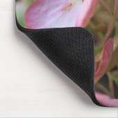 ピンクの花 マウスパッド (コーナー)