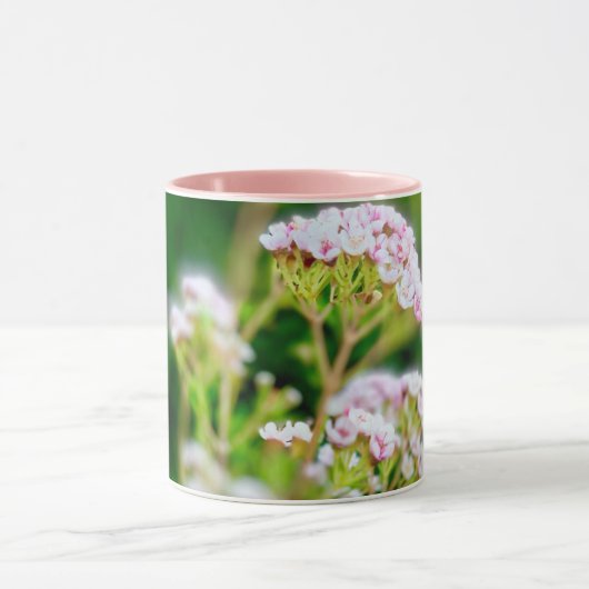 ピンクの花 マグカップ (中央)