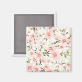 ピンクの花 マグネット (正面/裏面)