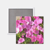 ピンクの花 マグネット (正面/裏面)
