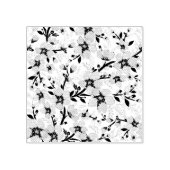 ピンクの花 ラバースタンプ (インプリント)