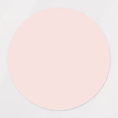 ピンクの花 ラベル (デザイン2)