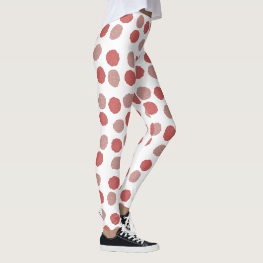 ピンクの花 レギンス (右)