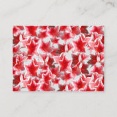 ピンクの花 名刺 (裏面)