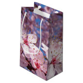 ピンクの花 春 ギフトバッグ オーダーメイド (裏面アングル)