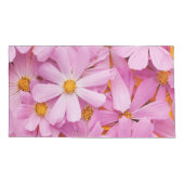 ピンクの花 枕カバー (裏面)