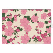 ピンクの花、花柄、花柄 (正面横)