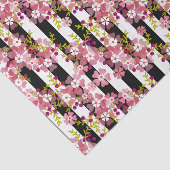 ピンクの花 薄葉紙 (詳細)