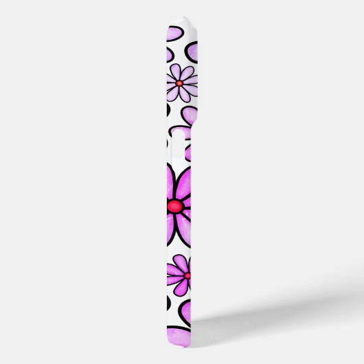 ピンクの花 Case-Mate iPhoneケース (裏面 / 右)