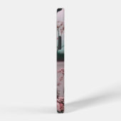 ピンクの花 iPhoneケース (右側面)