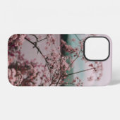 ピンクの花 iPhoneケース (裏面横)